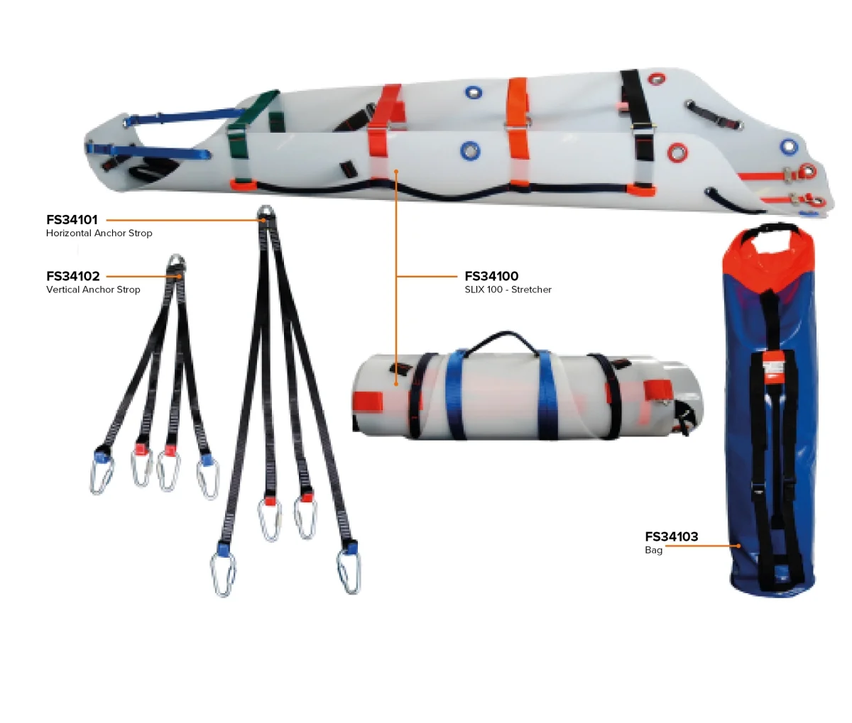 SLIX100 Rescue Stretcher Kit - Image 2