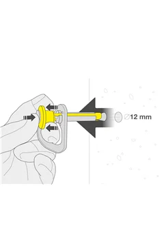 PETZL COEUR PULSE 12mm removable stainless steel anchor - Image 3