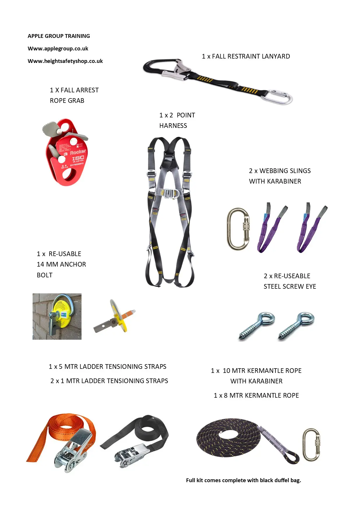 Ladder Roof Ladder Safety Kit Level 3 (Professional)